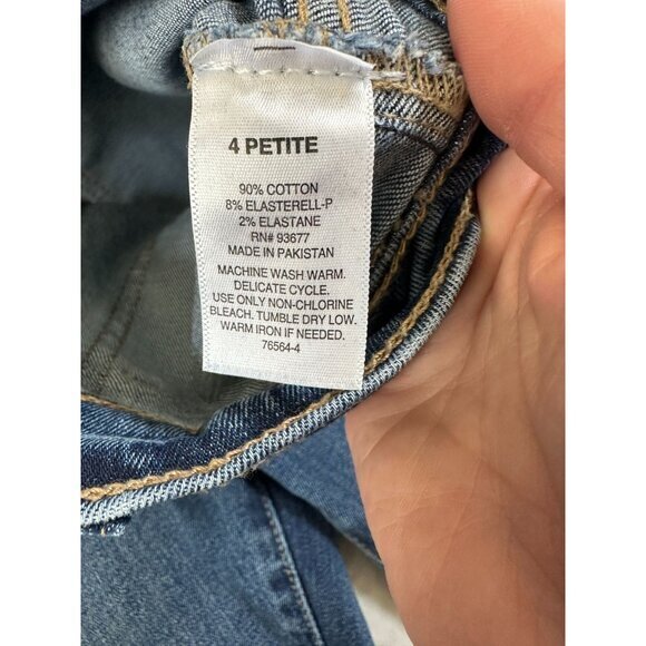 a.n.a. Womens High-Rise Flare Jeans 4P bootcut cotton zipper pockets denim - Picture 5 of 7